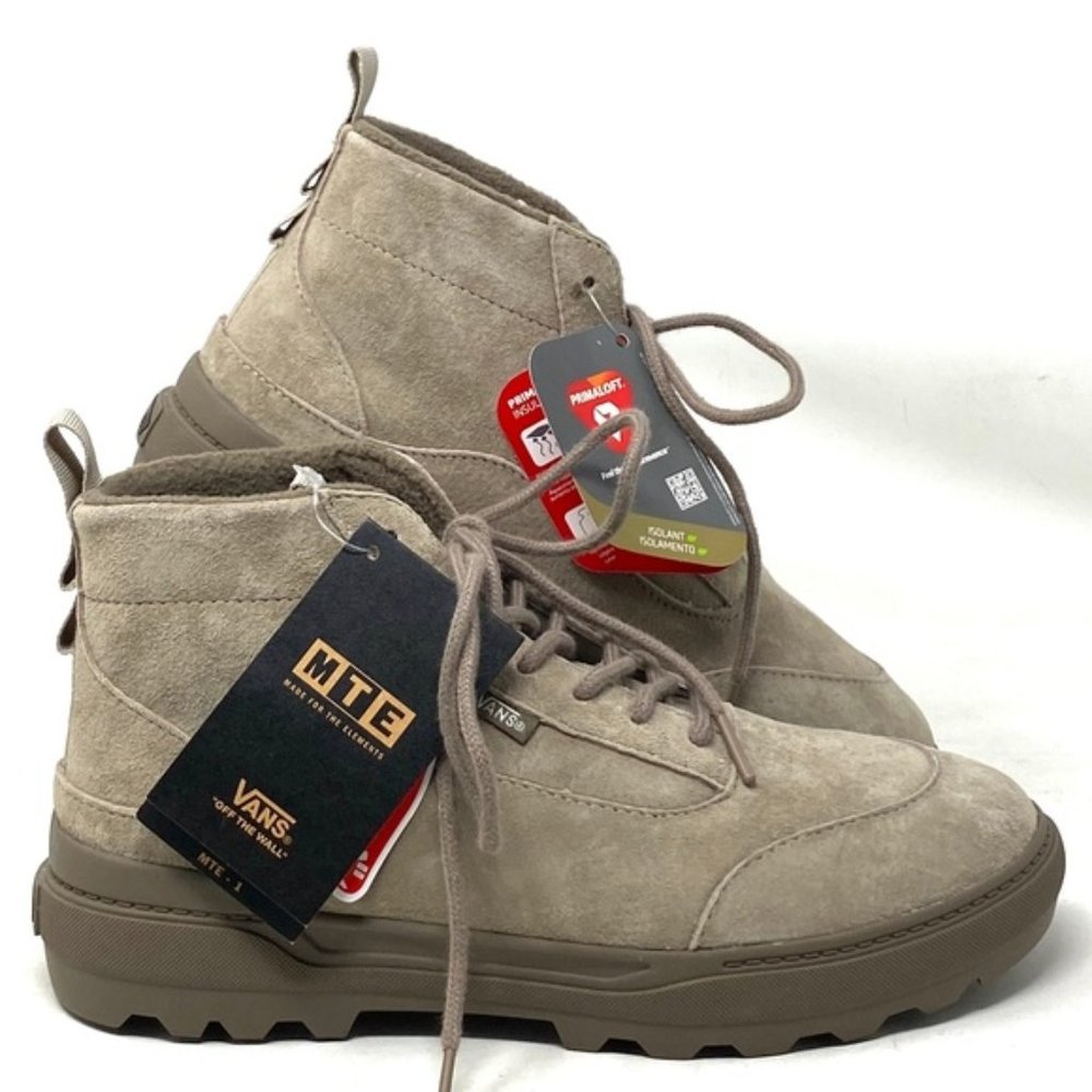 VANS Coastal Colfax Boot MTE-1 Shoe Nubuck Cream Women's Size Hiking VN0005UVBD3